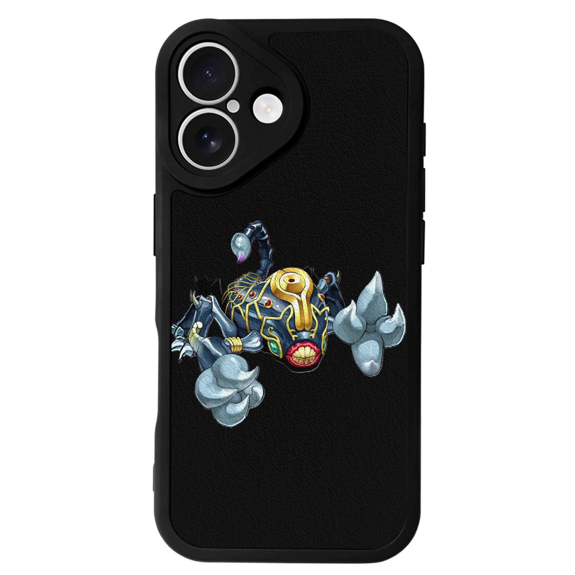 （画像用） 遊☆戯☆王 Yu-Gi-Oh! 【iPhone 16シリーズ対応】シリコンスマホケース（レザー調） 材質：シリコン